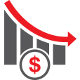 lower money graph